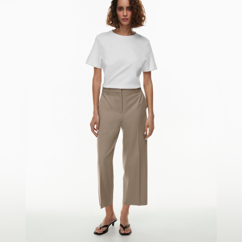 Aritzia Babaton Agency Cropped Pant - City Wool